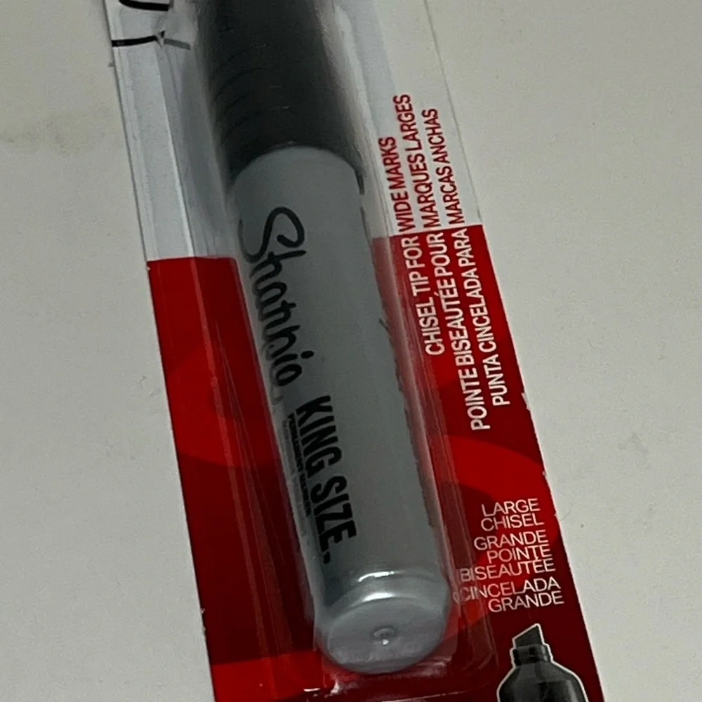 SHARPIE King Size Permanent Markers Large Chisel Tip, Great For Poster Boards